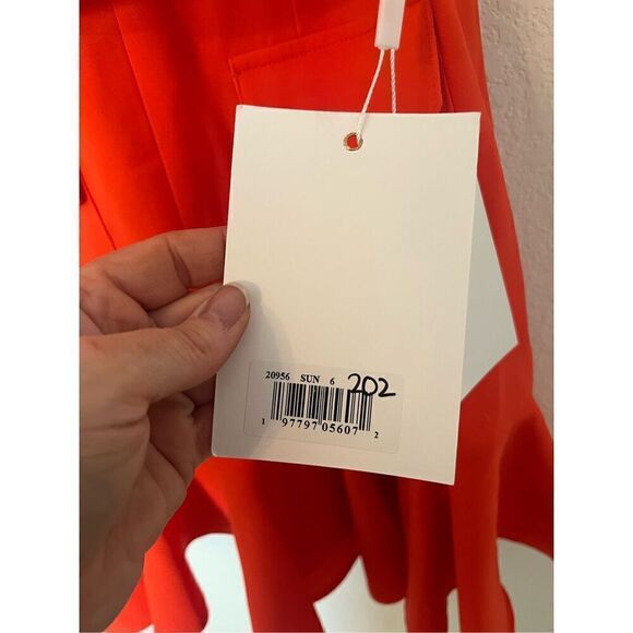 Mac Duggal SLEEVELESS CREPE MINI DRESS WITH BELT AND FRONT POCKETS New NWT - Picture 10 of 12